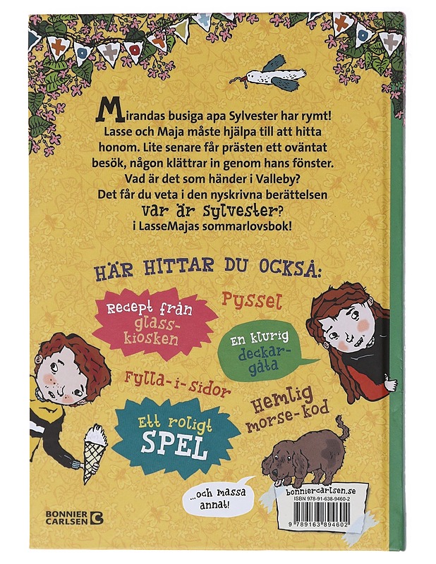 LasseMajas sommarlovsbok : var är Sylvester? - Widmark, Martin - Lastenkirjat - 10105580379 - 1