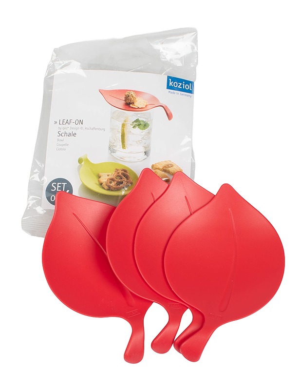 KOZIOL LEAF-ON pikkukulhot, 4 kpl - Tarjoiluastiat - 10105580381 - 0