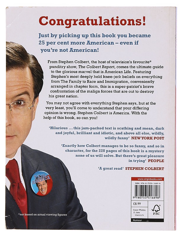 I Am America - Stephen Colbert - Kaunokirjallisuus - 10105580387 - 1