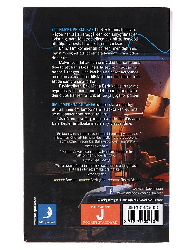Stalker / kriminalroman - Lars Kepler - Romaanit ja novellit - 10105580401 - 1