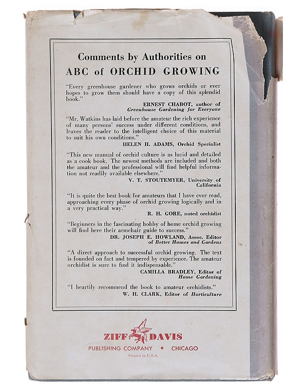 ABC of Orchid Growing - John V. Watkins - Tietokirjat ja oppaat - 10105580407 - 1