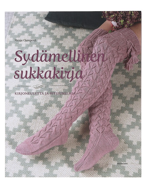 Sydämellinen sukkakirja / kirjoneuletta ja pitsiunelmia - Ojanperä - Tietokirjat ja oppaat - 10105580416 - 0