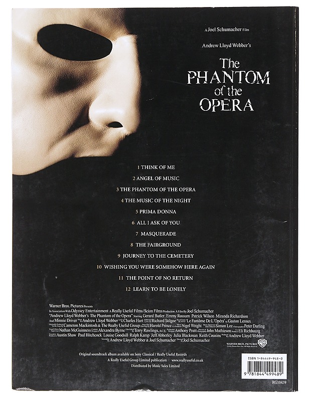 The phantom of the opera a Joel Schumacher film - Lloyd Webber, Andrew - Romaanit ja novellit - 10105580462 - 1