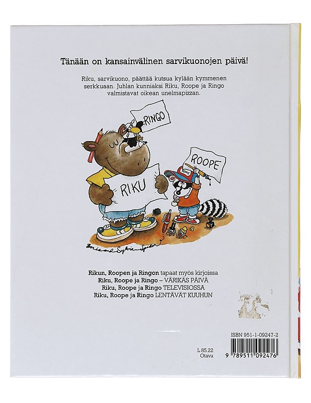 Riku, Roope ja Ringo / kolme kokkia - Kunnas, Mauri - Lastenkirjat - 10105580477 - 1