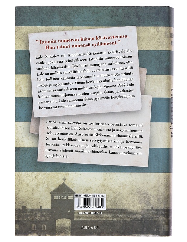 Auschwitzin tatuoija - Morris, Heather - Romaanit ja novellit - 10105580548 - 1
