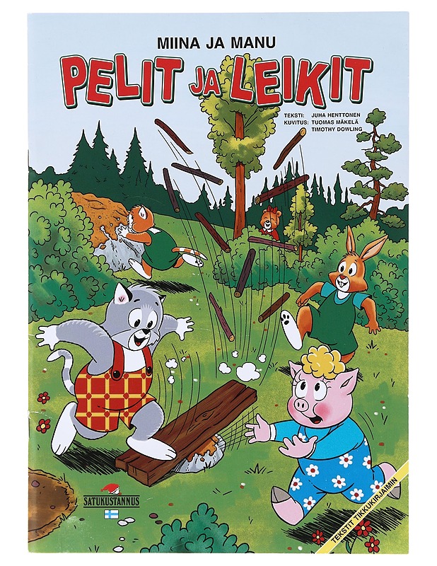 Miina ja Manu / pelit ja leikit - Henttonen - Lastenkirjat - 10105580584 - 0