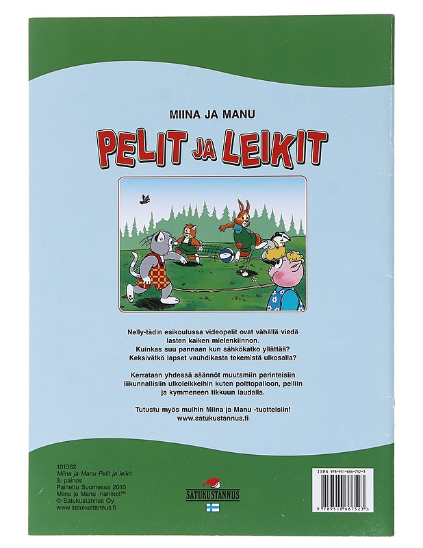 Miina ja Manu / pelit ja leikit - Henttonen - Lastenkirjat - 10105580584 - 1