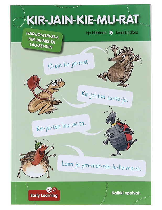 Kirjainkiemurat : harjoituksia kirjaimista lauseisiin - Nikkinen, Irja - Tietokirjat ja oppaat - 10105580610 - 0