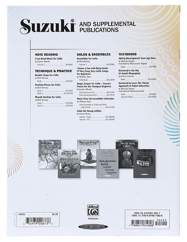 Suzuki cello school : piano accompaniment. Volume 1 - Shinichi Suzuki - Tietokirjat ja oppaat - 10105580631 - 1