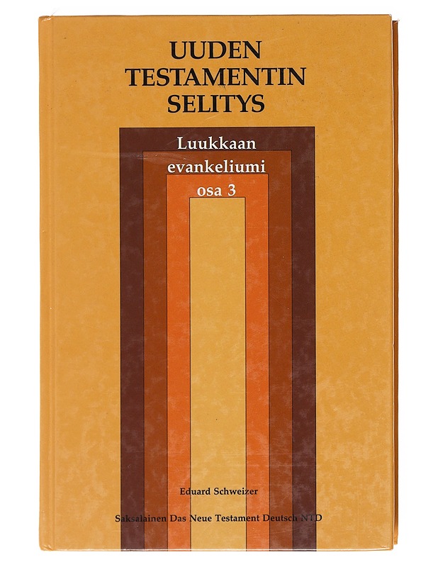 Luukkaan evankeliumi - Schweizer, Eduard - Taide- ja kulttuurikirjat - 10105580660 - 0