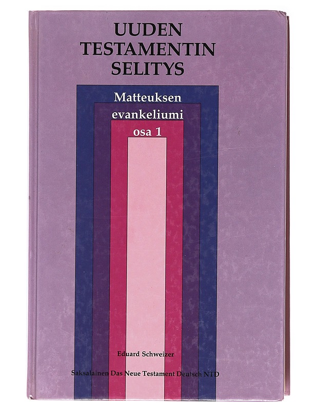 MATTEUKSEN EVANKELIUMI - Schweizer, Eduard - Taide- ja kulttuurikirjat - 10105580700 - 0