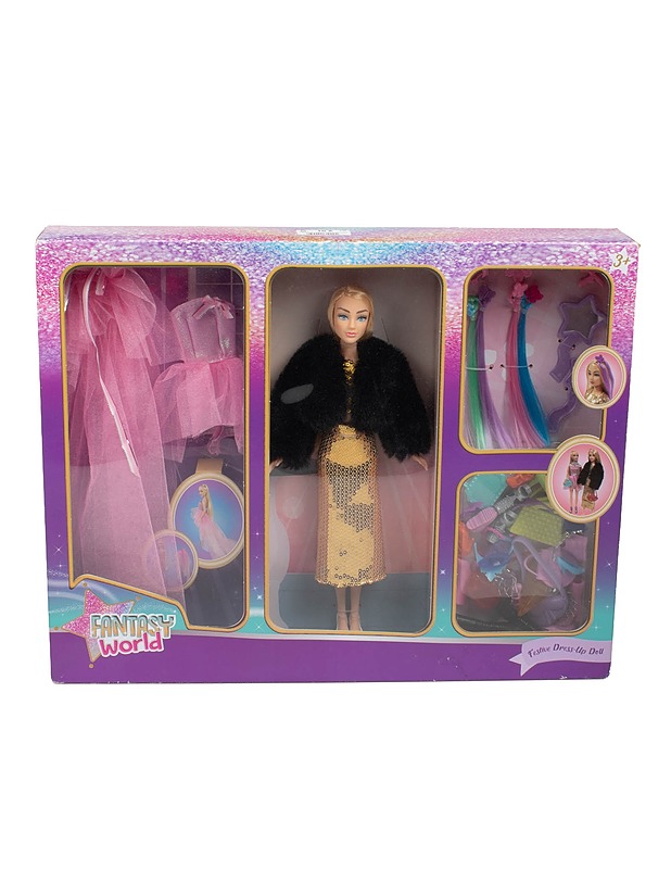 FANTASY WORLD Festive Dress-Up Doll muotinukkesetti - Lasten pelit ja lelut - 10105580742 - 0