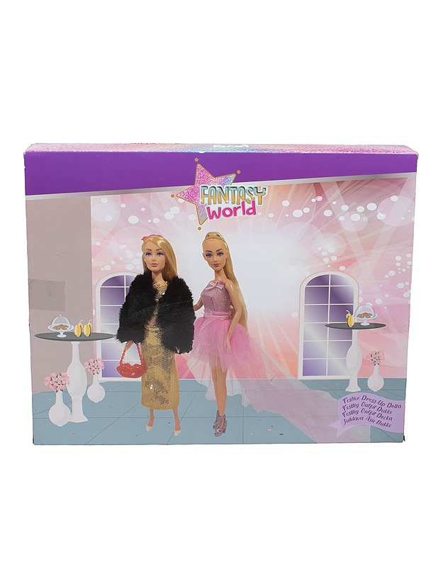FANTASY WORLD Festive Dress-Up Doll muotinukkesetti - Lasten pelit ja lelut - 10105580742 - 1