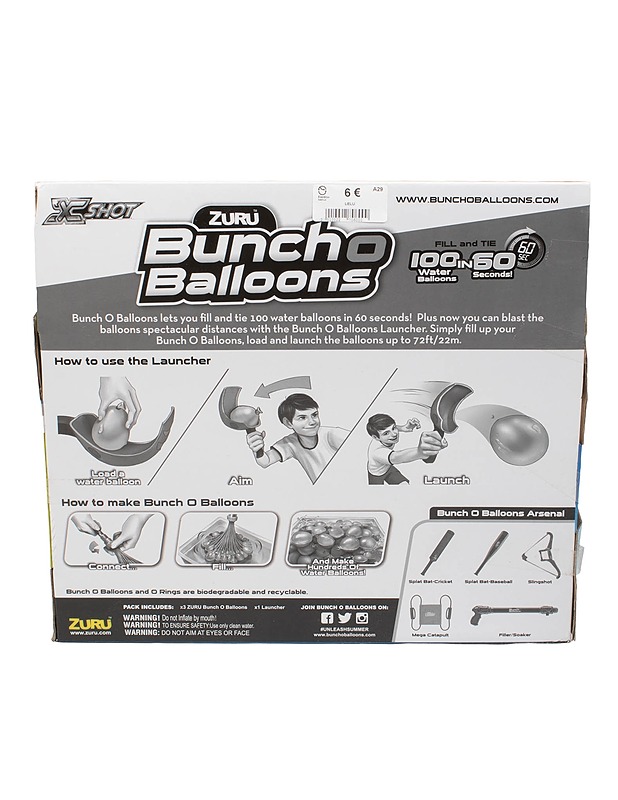 ZURU Bunch O Balloons vesi-ilmapallosetti - Lasten lelut - 10105580749 - 1
