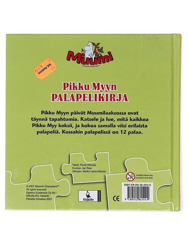 Pikku Myyn palapelikirja - Hihnala, Paula - Lastenkirjat - 10105580820 - 1