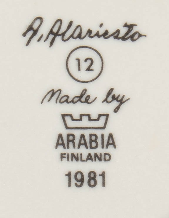 ARABIA Lappi Porovaljakolla erämaassa seinälautanen - Designsuosikit - 10105580834 - 2