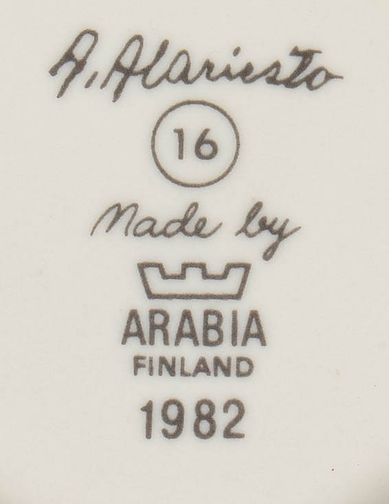 ARABIA Lappi Poromies talvella seinälautanen - Designsuosikit - 10105580836 - 2