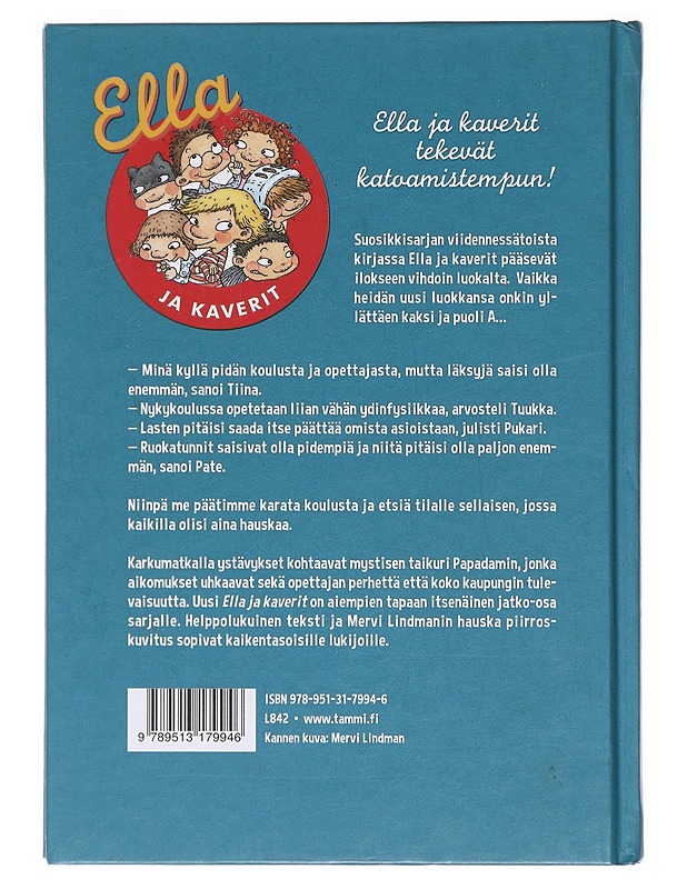 Ella ja kaverit karkaavat koulusta - Parvela, Timo - Lastenkirjat - 10105580842 - 1