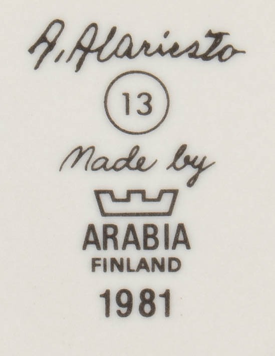 ARABIA Lappi Kotakylä talvella seinälautanen - Designsuosikit - 10105580844 - 2