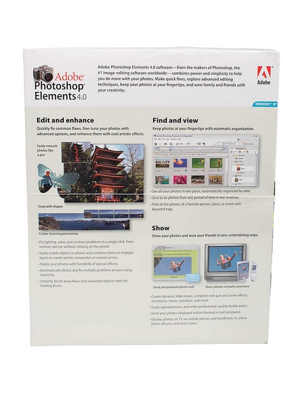 Photoshop Elements 4.0 - Adobe - Tietokoneet - 10105580881 - 1
