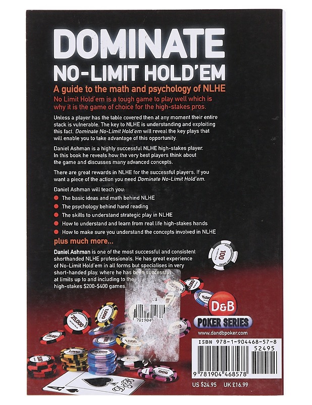 Dominate No-Limit Hold'em - Daniel Ashman - Harrastekirjat - 10105580888 - 1