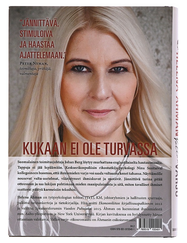 Vallan varjo : rikosromaani - Åhman, Helena - Romaanit ja novellit - 10105580911 - 1