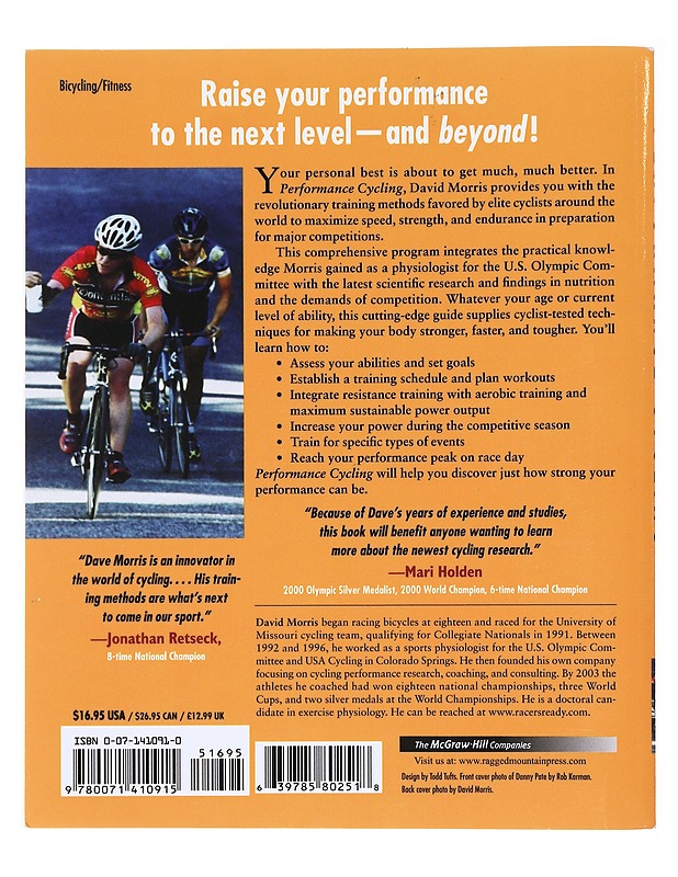 Performance cycling - David Morris - Harrastekirjat - 10105580945 - 1