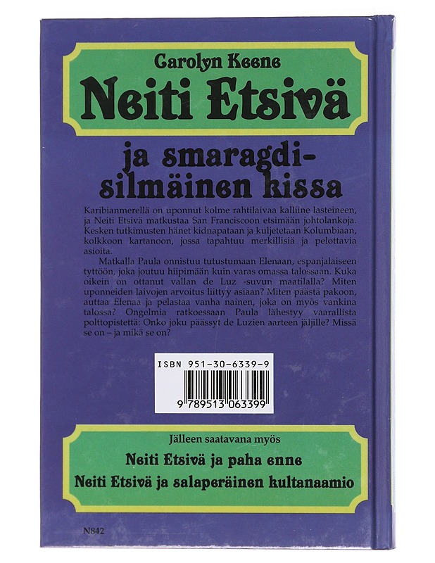 Neiti Etsivä ja smaragdisilmäinen kissa - Keene - Nuorten kirjat - 10105580963 - 1