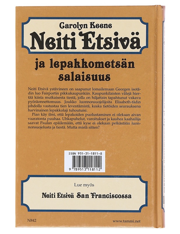 Neiti Etsivä ja lepakkometsän salaisuus - Keene - Nuorten kirjat - 10105580965 - 1