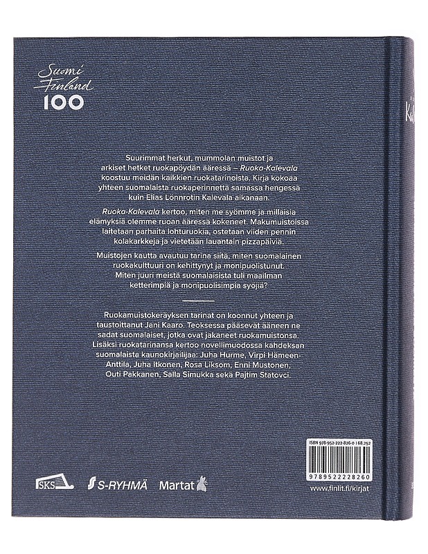 Ruoka-Kalevala, eli, Makumuistoja Suomesta - Hurme, Juha - Historiakirjat - 10105581074 - 1