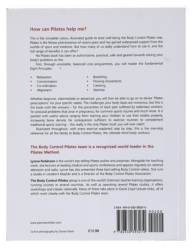 The official body control Pilates manual - Robinson, Lynne - Tietokirjat ja oppaat - 10105581086 - 1