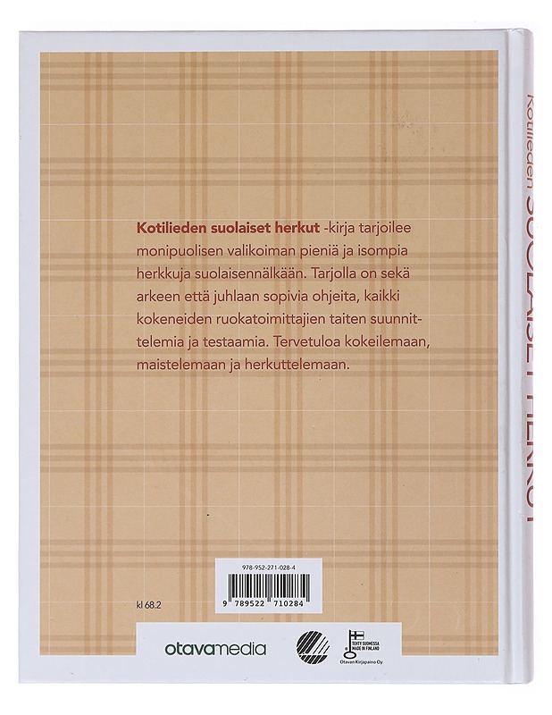 Kotilieden suolaiset herkut - Schröder, Katri - Ruokakirjat - 10105581088 - 1