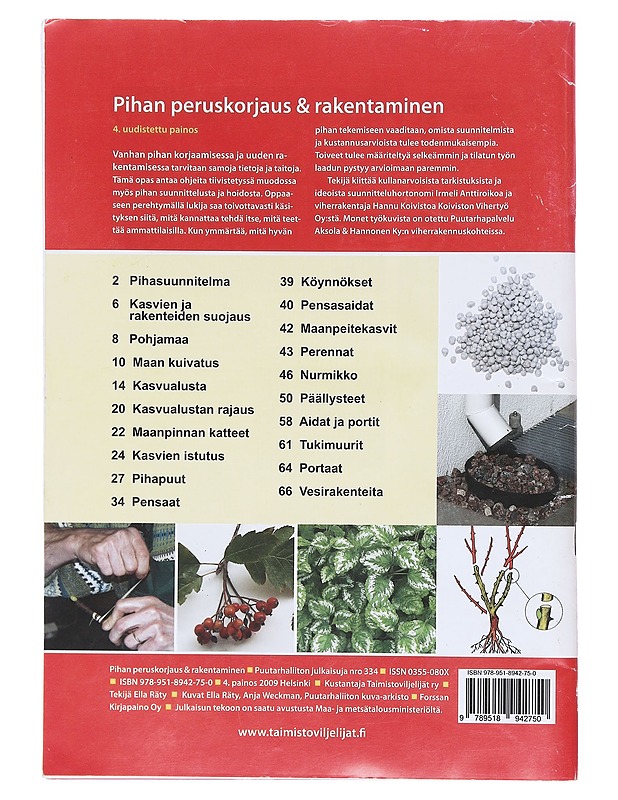 Pihan peruskorjaus & rakentaminen - Räty, Ella - Lehdet - 10105581100 - 1