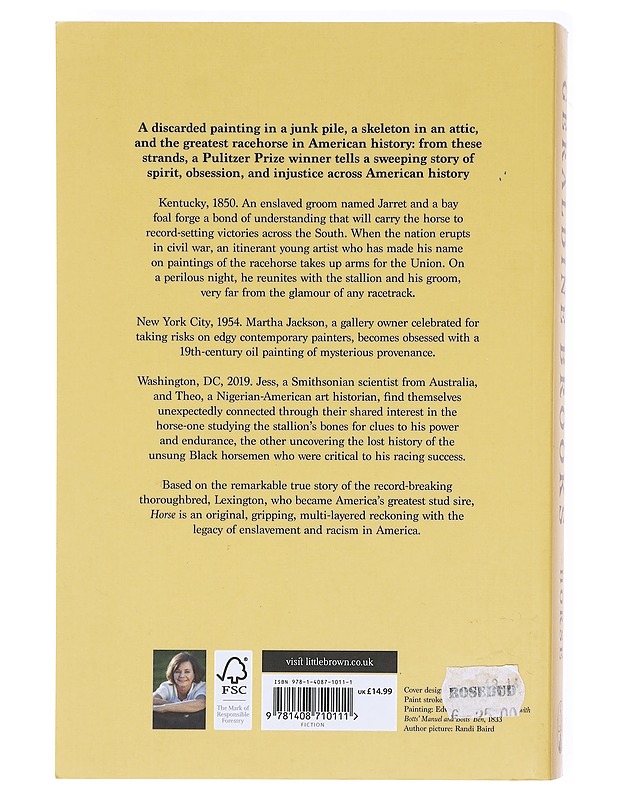Horse - Brooks, Geraldine - Romaanit ja novellit - 10105581134 - 1