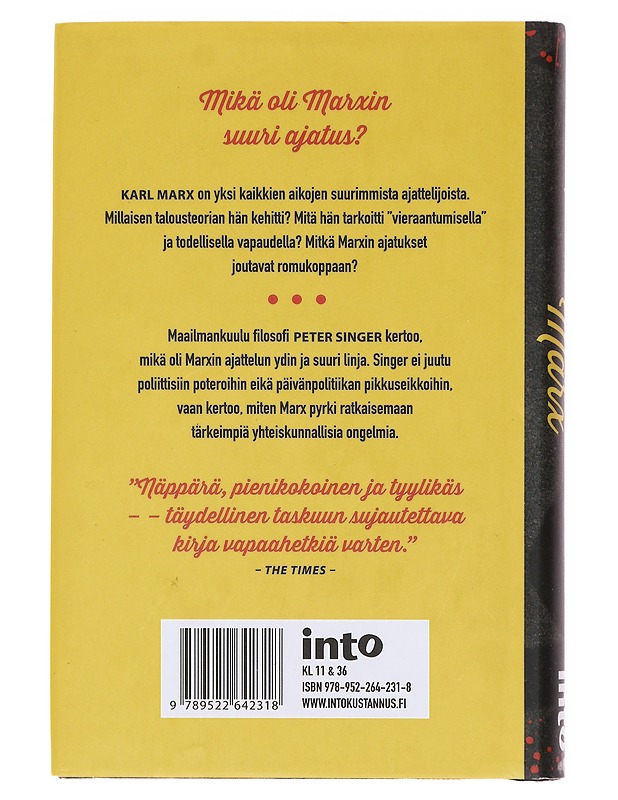 Marx - Singer, Peter - Tietokirjat ja oppaat - 10105581142 - 1