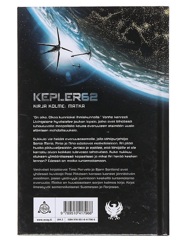 Kepler62. / Kirja kolme Matka - Parvela, Timo - Lastenkirjat - 10105581209 - 1