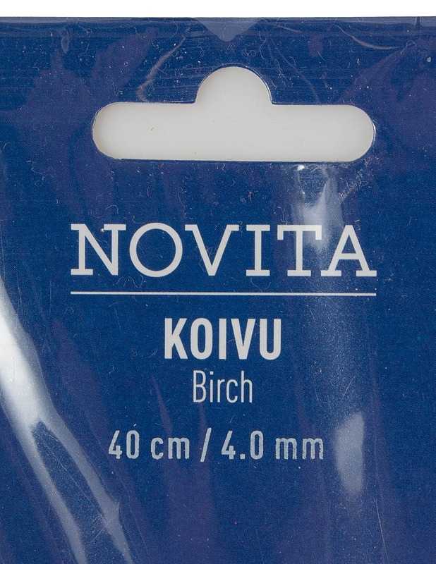 NOVITA pyöröpuikot 4 mm - 40 cm - Käsityö - 10105581241 - 1
