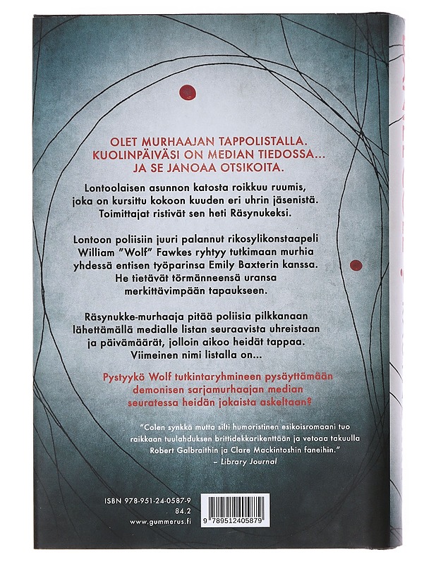 Räsynukke - Cole, Daniel - Romaanit ja novellit - 10105581260 - 1