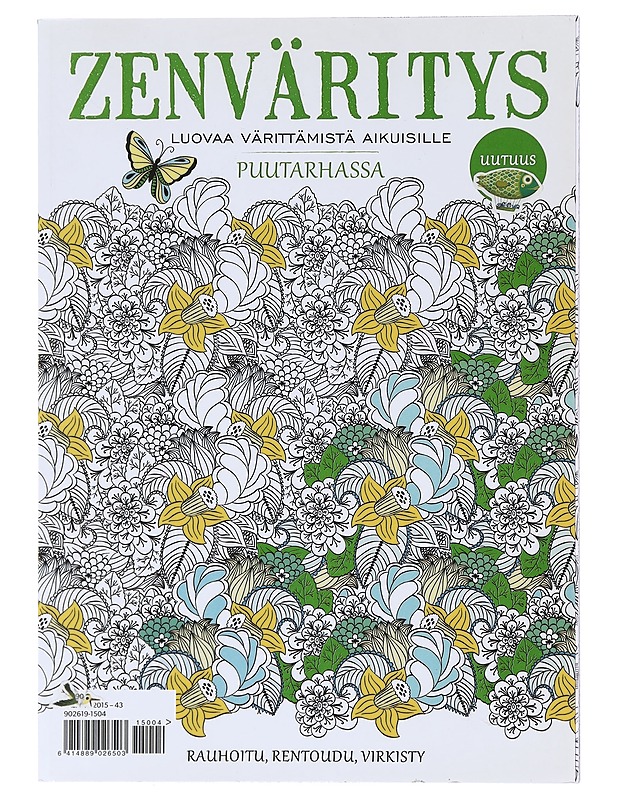 Zenväritys: Puutarhassa - Harrastekirjat - 10105581271 - 0