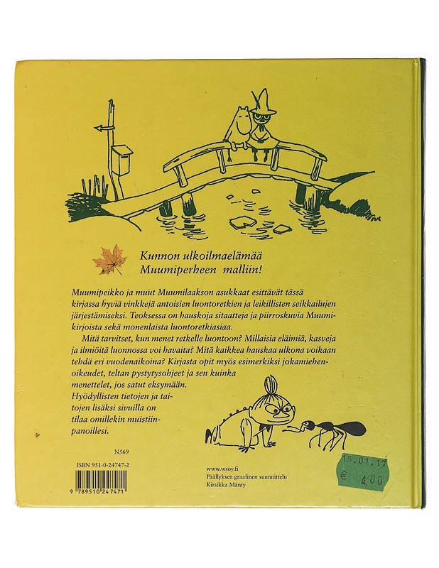 MUUMIPEIKON LUONTORETKI - Malila - Lastenkirjat - 10105581284 - 1