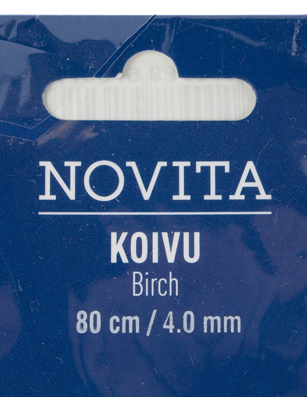 NOVITA Koivu pyöröpuikot, 4 mm - 80 CM - Käsityö - 10105581331 - 1