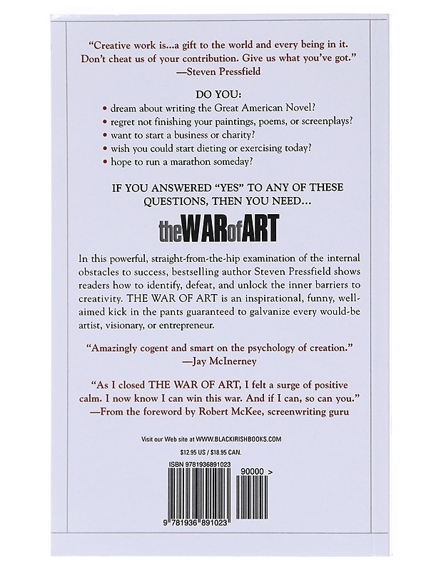 The war of art : break through the blocks and win your inner creative battles - Steven Pressfield - Tietokirjat ja oppaat - 10105581345 - 1