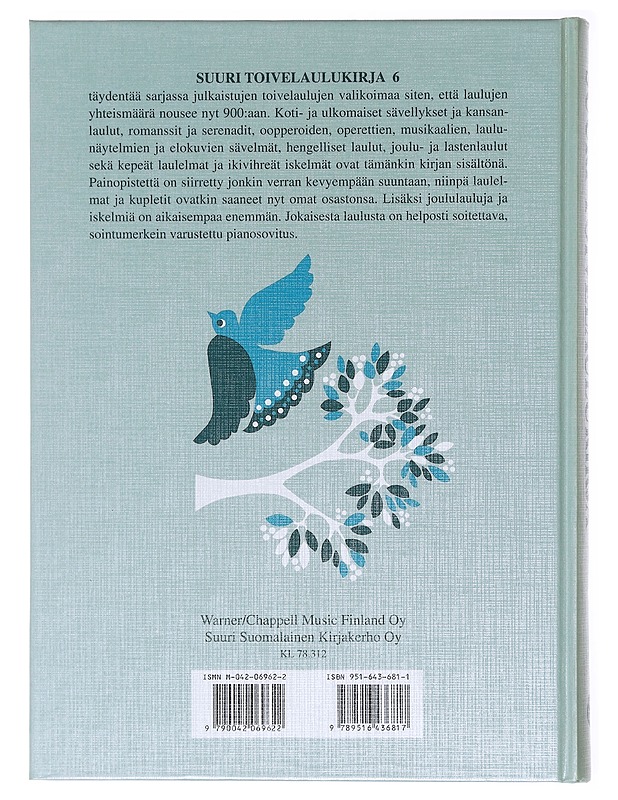 Suuri toivelaulukirja. 6 - Vuoristo, Aapeli - Musiikki- ja elokuvakirjat - 10105581365 - 1