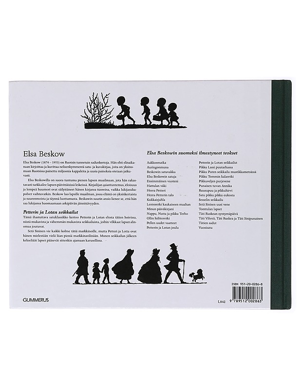 Petterin ja Lotan seikkailut - Beskow, Elsa - Lastenkirjat - 10105581378 - 1