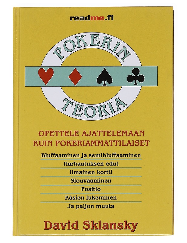 Pokerin teoria - Sklansky, David - Tietokirjat ja oppaat - 10105581479 - 0