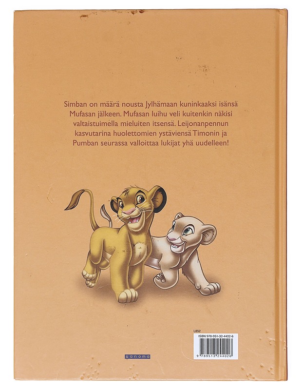 Leijonakuningas - Toppari, Kirsti - Lastenkirjat - 10105581533 - 1
