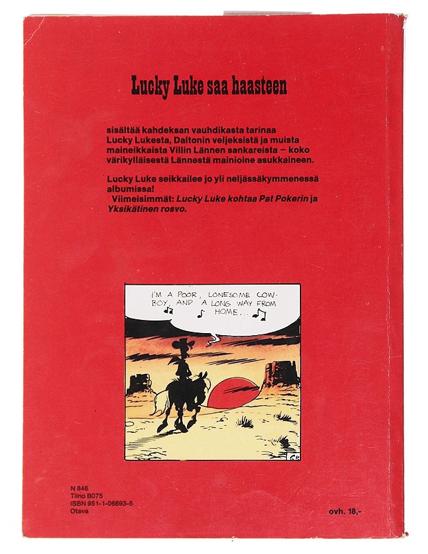 Lucky Luke saa haasteen - Morris - Romaanit ja novellit - 10105581559 - 1