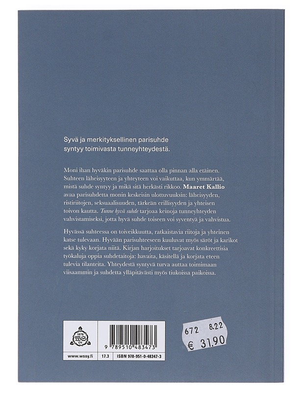 Tunne hyvä suhde - Maaret Kallio - Tietokirjat ja oppaat - 10105581599 - 1