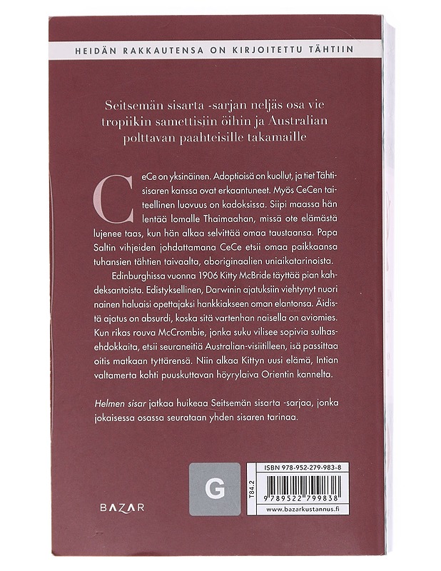 Helmen sisar : Cecen tarina - Riley, Lucinda - Romaanit ja novellit - 10105581616 - 1