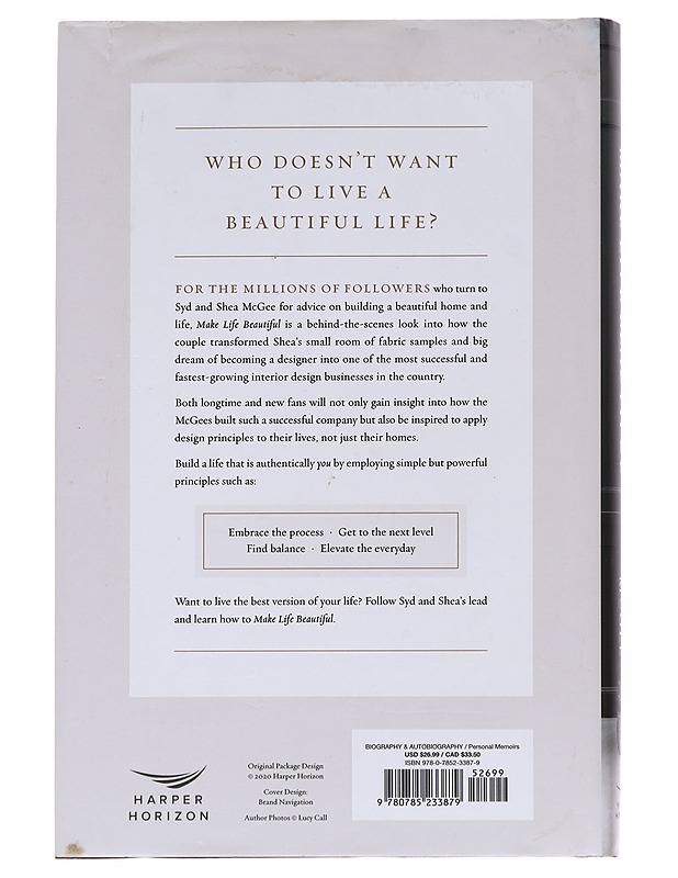 Make Life Beautiful - McGee, Syd - Tietokirjat ja oppaat - 10105581622 - 1